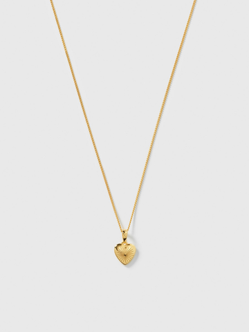 Sunburst Heart Necklace